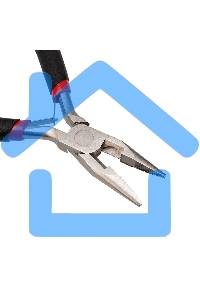 Тонкогубцы Rexant мини 120 мм никелированные, авторазжим, обливные рукоятки