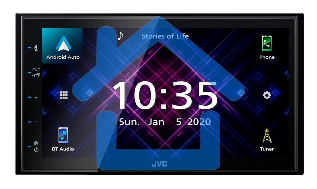 Автомагнитола JVC KW-M560BT 2DIN 4x50Вт