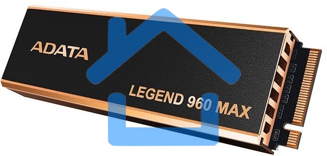 Накопитель SSD   ADATA LEGEND 960 MAX, 4Tb, M.2 2280, PCIe 4.0 x4, NVMe, R/W 7400/6800, с радиатором