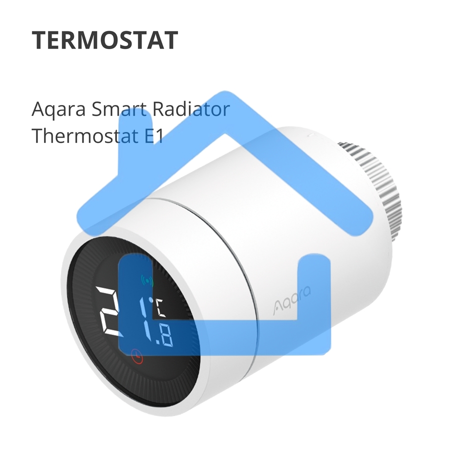 Термоголовка Aqara Smart Radiator Thermostat E1 (SRTS-A01) для радиат. резьбовой
