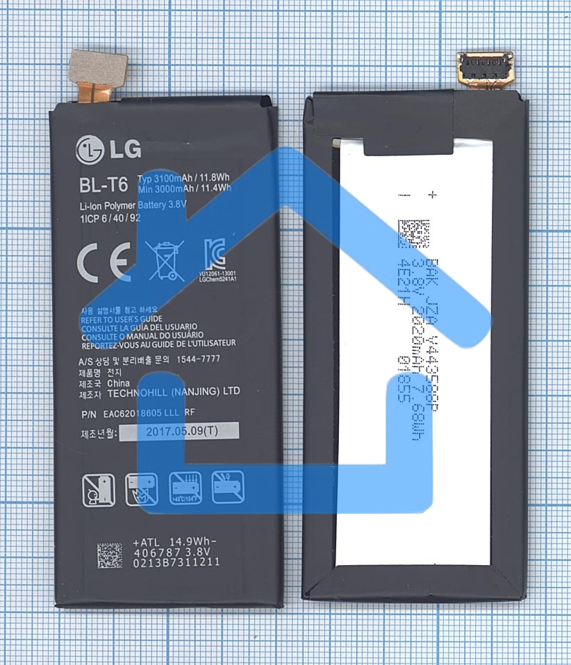 Аккумуляторная батарея BL-T6 для LG F220, Optimus GK 3000mAh/11.4Wh 3,8V
