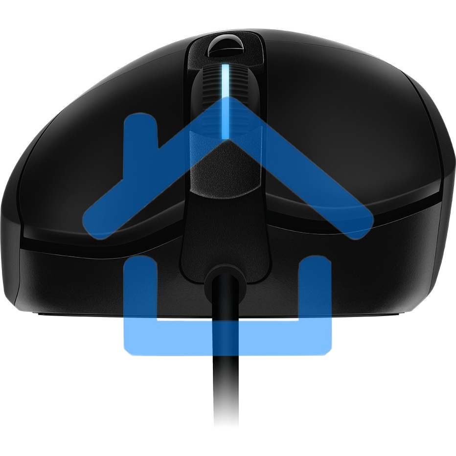 Мышь проводная Logitech G403 HERO черный, 25600 dpi, USB, кнопки - 6