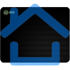 Коврик для мыши Cactus черный Mesh 250x200x3мм (CS-MPC-D02S)