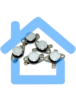 Термостат биметаллический KSD301 10А/135 С нормально разомкнутый 5 шт