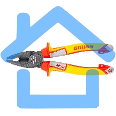 Плоскогубцы GROSS 16989комбинированные диэлектрические трехкомпонентные рукоятки до 1000в 180мм