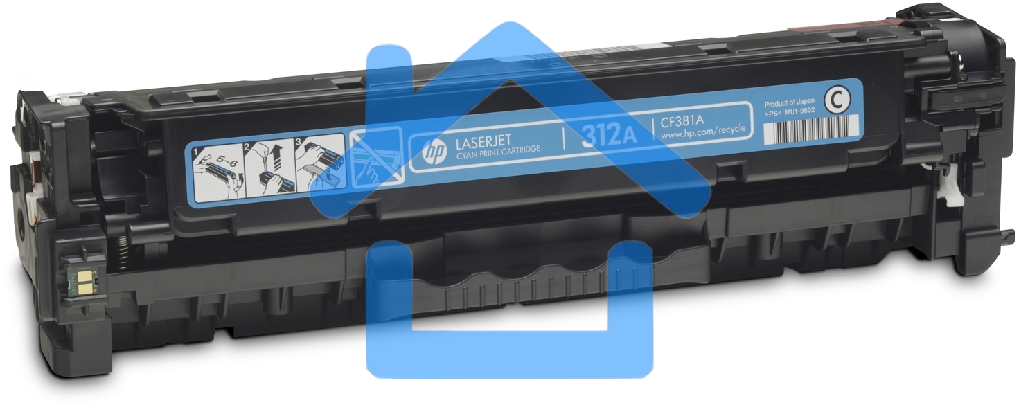 Тонер Картридж HP 312A CF381A голубой для HP CLJ Pro M476 (2400стр.)