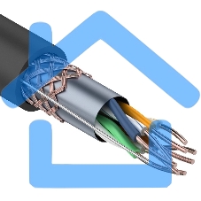 Кабель витая пара Rexant SFTP 4PR 24AWG, CAT5e, наружный (OUTDOOR), бухта 305 м