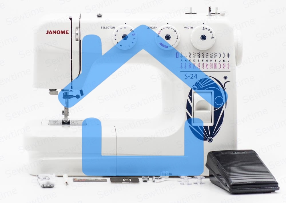 Швейная машина Janome S-24 белый