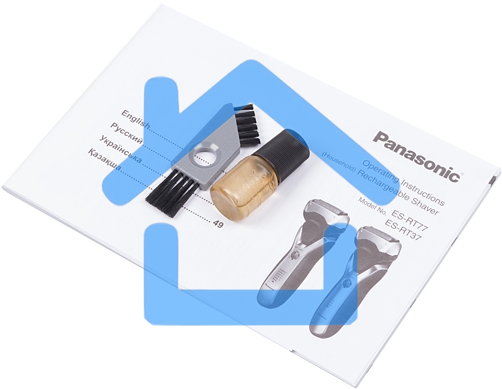 Электробритва сетчатая Panasonic ES-RT77-S520 реж.эл.:3 питан.:аккум. серебристый/черный