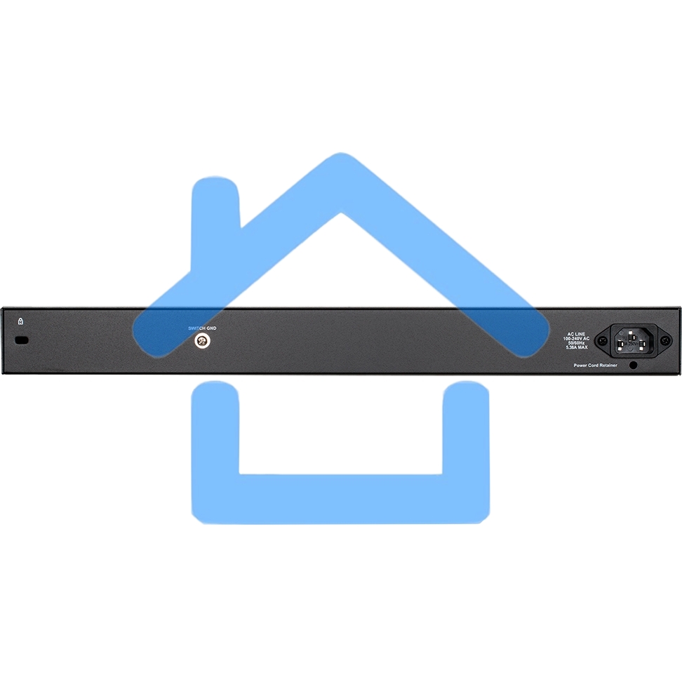 Настраиваемый L2 коммутатор D-Link DGS-1210-28MP/F4A с 24 портами 10/100/1000Base-T и 4 комбо-портами 100/1000Base-T/SFP (24 порта PoE 802.3af/at, PoE-бюджет 370 Вт)