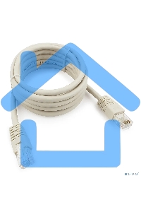Патч-корд UTP Cablexpert PP6U-2M кат.6, 2м, литой, многожильный, серый