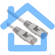 Пaтч-корд F/UTP Rexant, категория 5e, RJ45-RJ45, экранированный, 24AWG, LSZH, серый, 5м