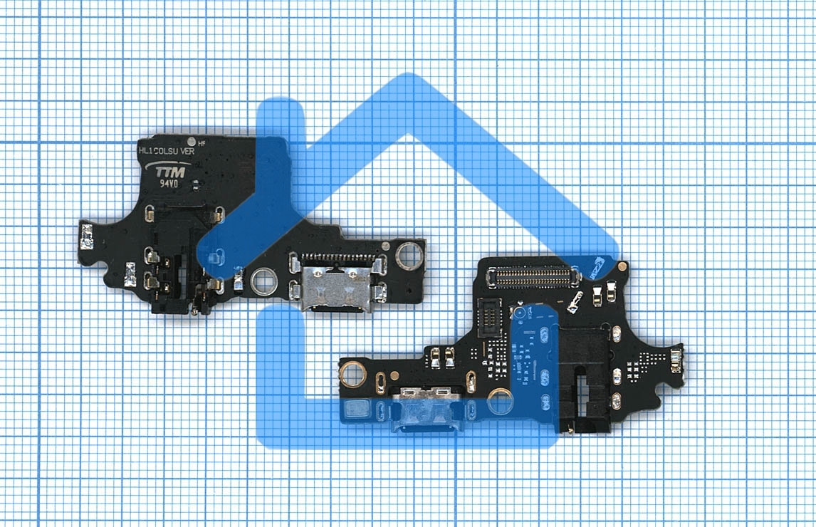 Плата разъема питания с микрофоном для Huawei Honor 10