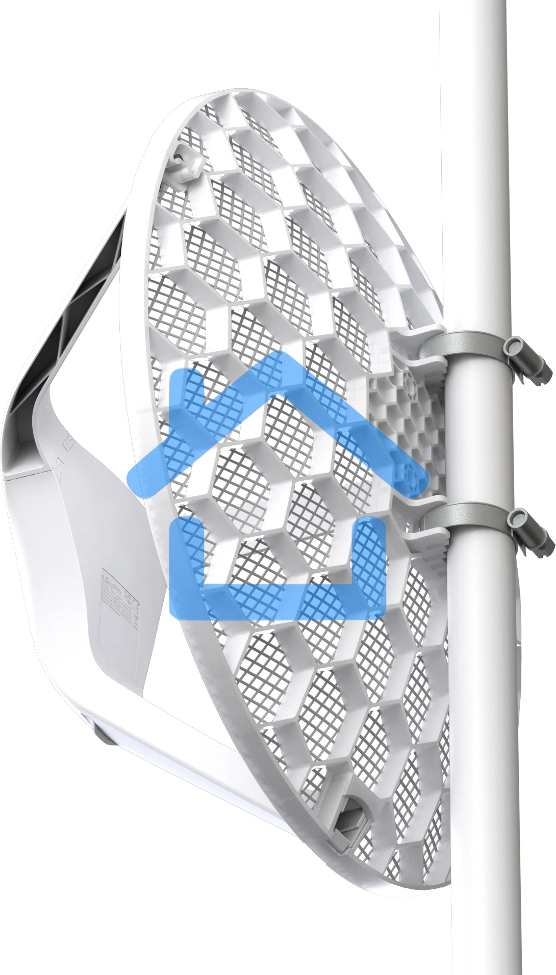 Точка доступа MikroTik LHG 5 Tripack (Three units of LHG 5 with 24.5dBi 5GHz antenna, Dual Chain 802.11an wireless, 600MHz CPU, 64MB RAM, 1x LAN, POE, PSU, RouterOS L3) – all three antennas in single box