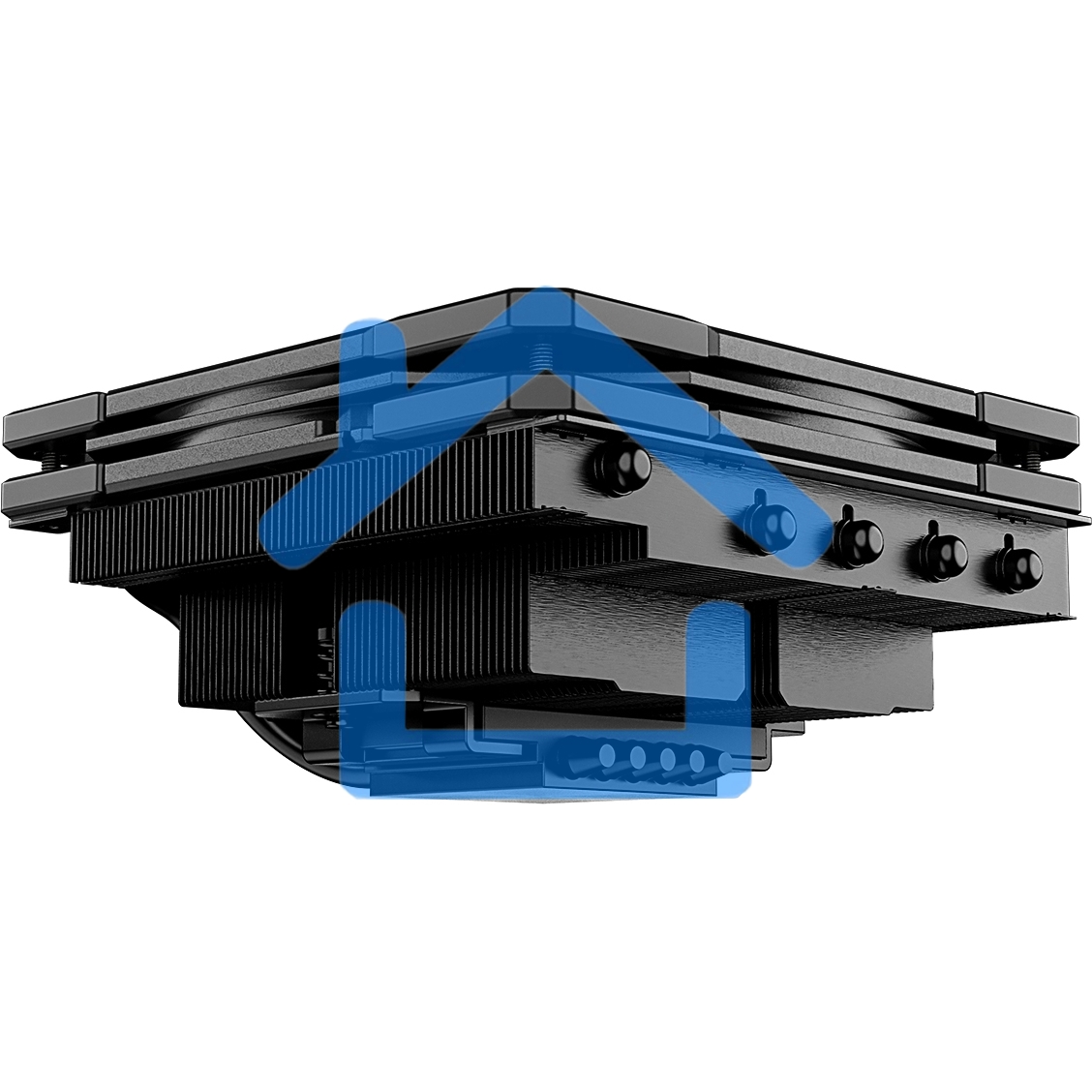 Кулер ID-COOLING IS-55 черный 120мм алюминий+медь 2000rpm 31.5db 4-pin 125W 55мм