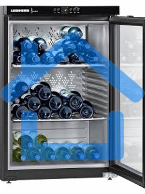 Винный шкаф Liebherr WKb 1812 Vinothek черный (однокамерный)
