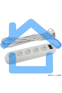 Сетевой фильтр ЭРА USF-5es-3m-W, 3м, белый б0019033