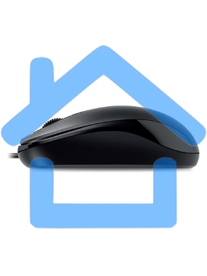 Мышь проводная Genius DX-120 черный, 1000 dpi, USB, кнопки - 3