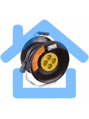 Удлинитель силовой на катушке 4 гнезда с/з 30 м 3х2,5 мм² PROFESSIONAL PROCONNECT