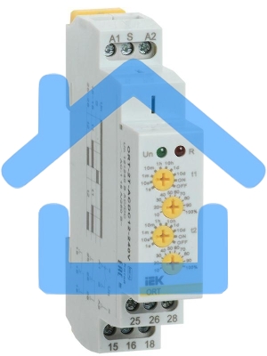 Реле времени ORT 2 конт. 2 уст. 12-240В AC/DC ИЭК ORT-2T-ACDC12-240V