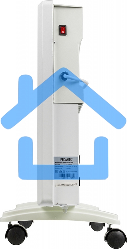 Конвектор Ресанта ОК-1500Е белый, 1500 Вт, 15 м2, термостат, дисплей