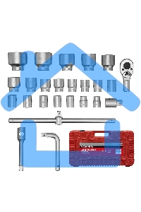 Набор торцевых головок Matrix, квадрат, 3/4