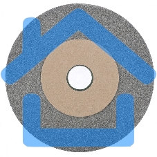 Круг шлифовальный, 125 х 16 х 12,7 мм, 63С, F60, K (Луга) Россия