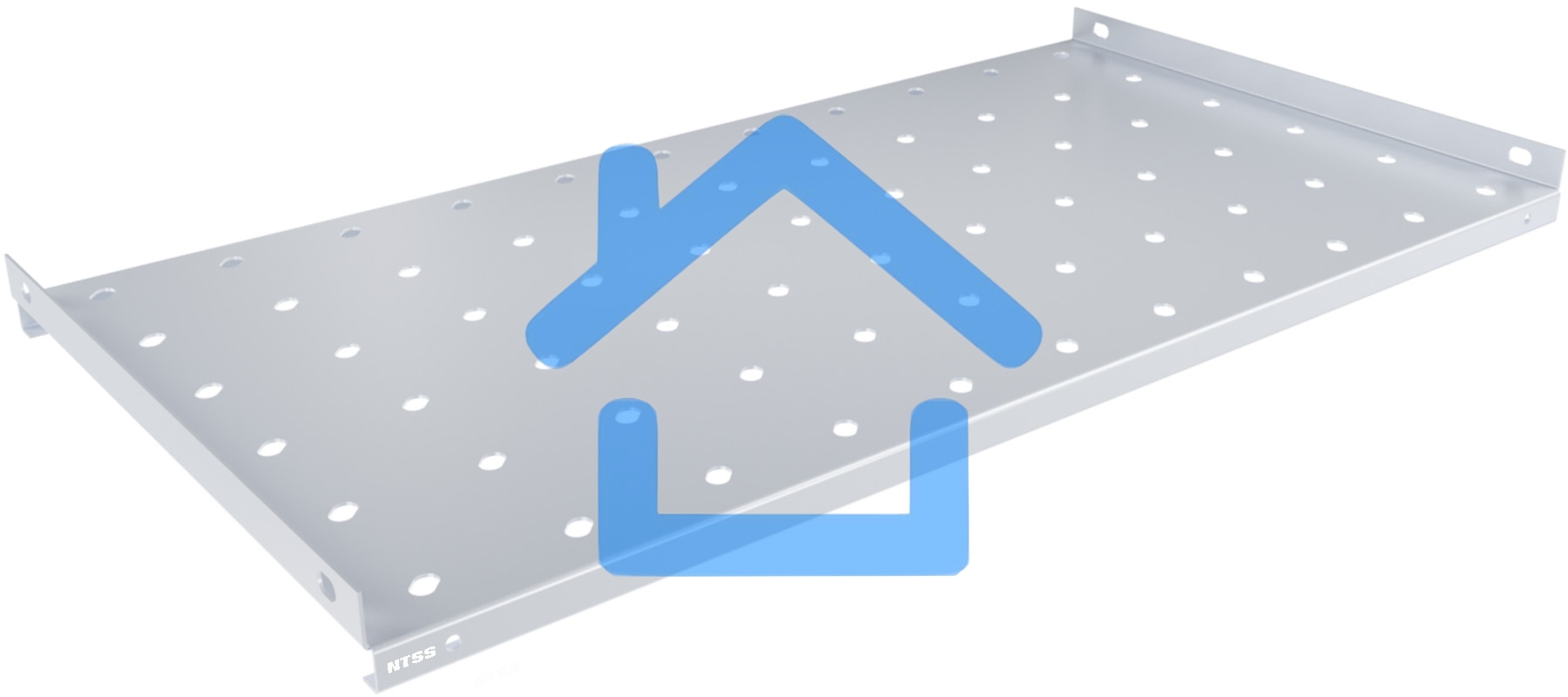 Полка стационарная NTSS NTSS-FSW-450 1U нагр.:20кг. 19