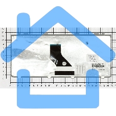 Клавиатура для ноутбука Toshiba mini NB200 NB300 NB305 серебристая