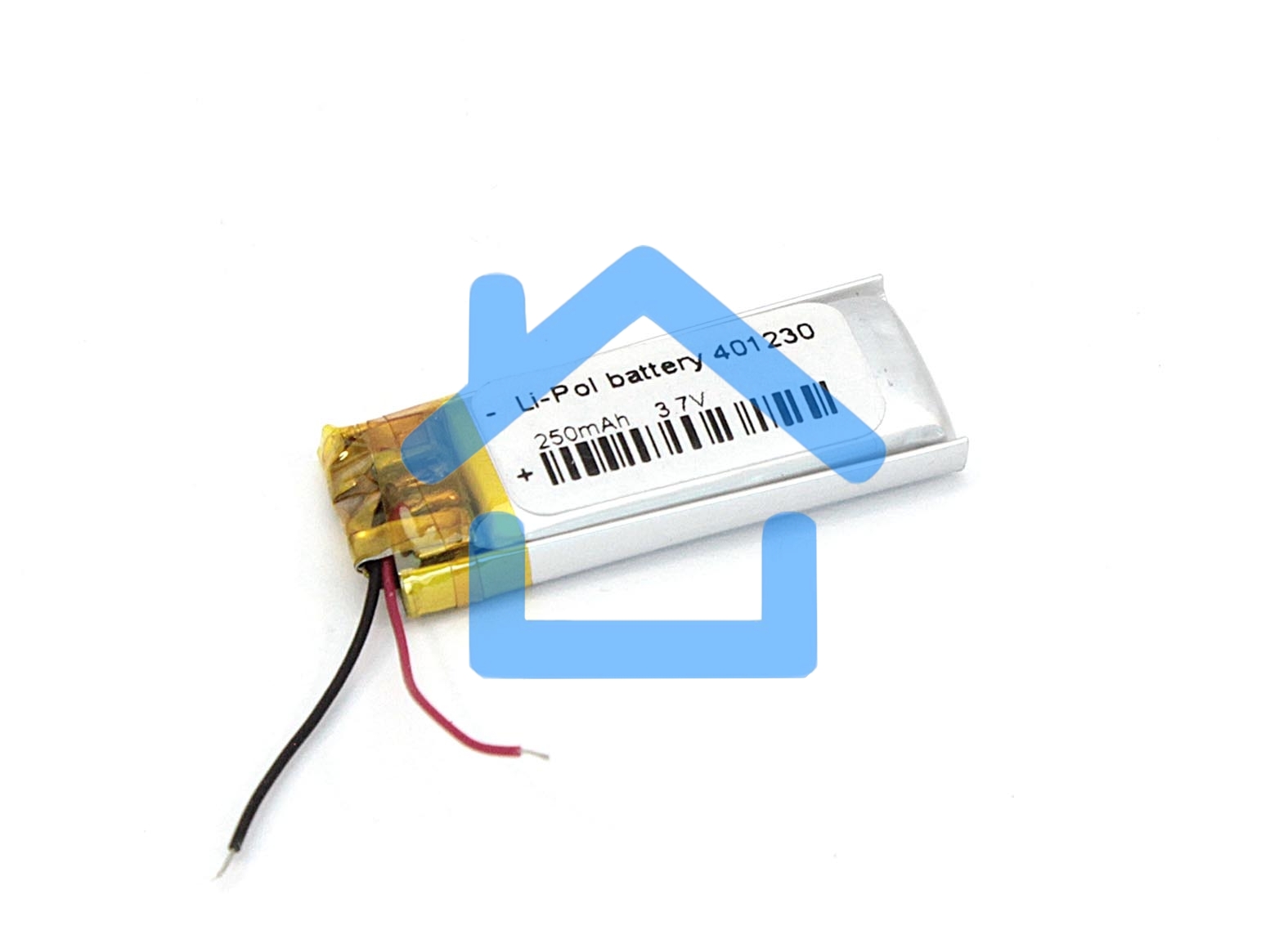 Аккумулятор Li-Pol (батарея) 4*12*30мм 2pin 3.7V/110mAh
