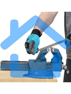 Тиски слесарные Россия,140 мм,поворотные 18667