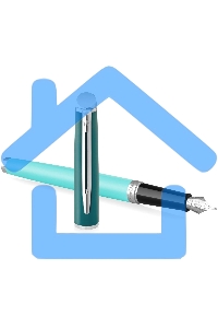 Ручка перьевая Waterman Hemisphere Colour Blocking (2190122) Green CT сталь нержавеющая F, подарочная коробка