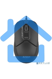 Мышь проводная A4Tech Fstyler FM12ST черный, 1200 dpi, USB, кнопки - 3