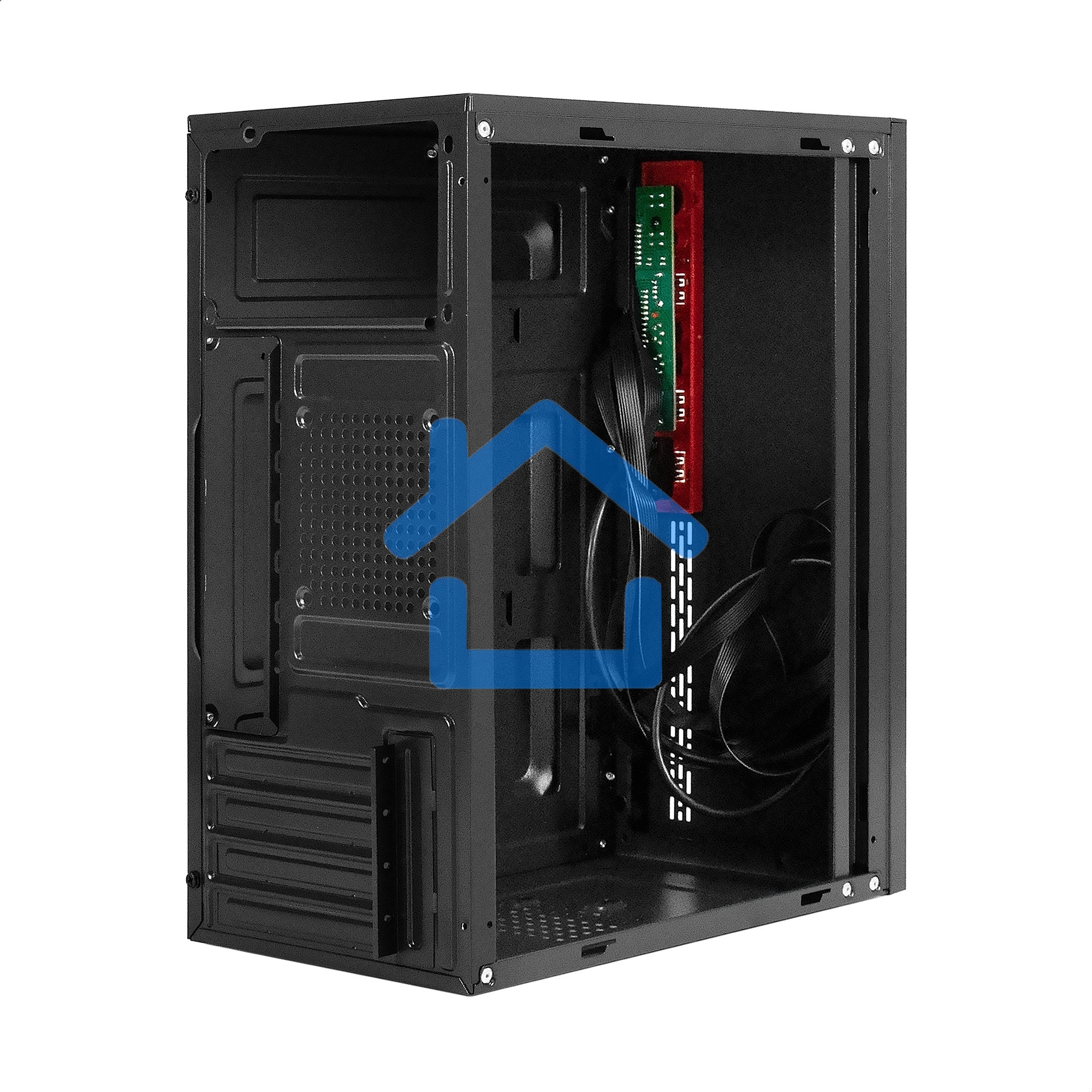 Компьютерный корпус Minitower ExeGate BAA-403U (mATX, без БП, 1*USB/1*USB 3.0, HD Audio, черный)