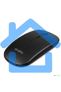 Мышь беспроводная SVEN RX-565SW темно-серый, 1600 dpi, радиоканал, USB, кнопки - 4