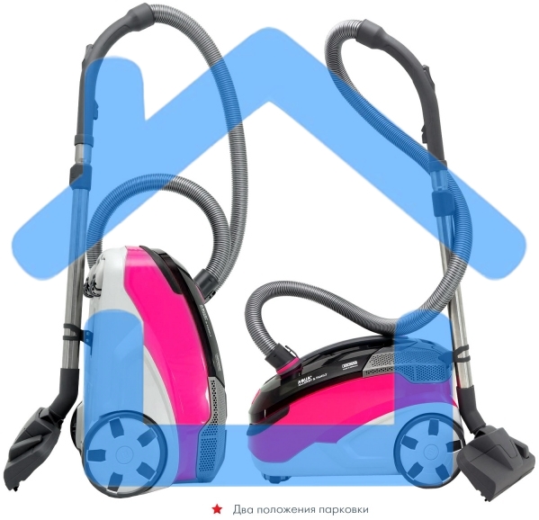 Моющий пылесос Thomas ALLERGY&FAMILY розовый/серый, 325/1700 Вт, уборка влажная/сухая/сбор жидкости, пылесборник мешок/контейнер 6 л