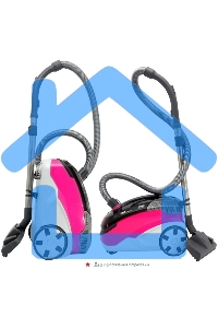 Моющий пылесос Thomas ALLERGY&FAMILY розовый/серый, 325/1700 Вт, уборка влажная/сухая/сбор жидкости, пылесборник мешок/контейнер 6 л