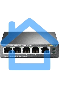 Коммутатор TP-Link SMBTL-SG1005P 5-портовый гигабитный настольный коммутатор с 4 портами PoE SMB 56W