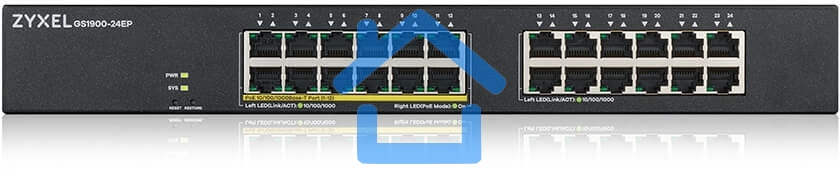 Коммутатор Zyxel GS1900-24EP-EU0101F 24G 12PoE+ 130W управляемый
