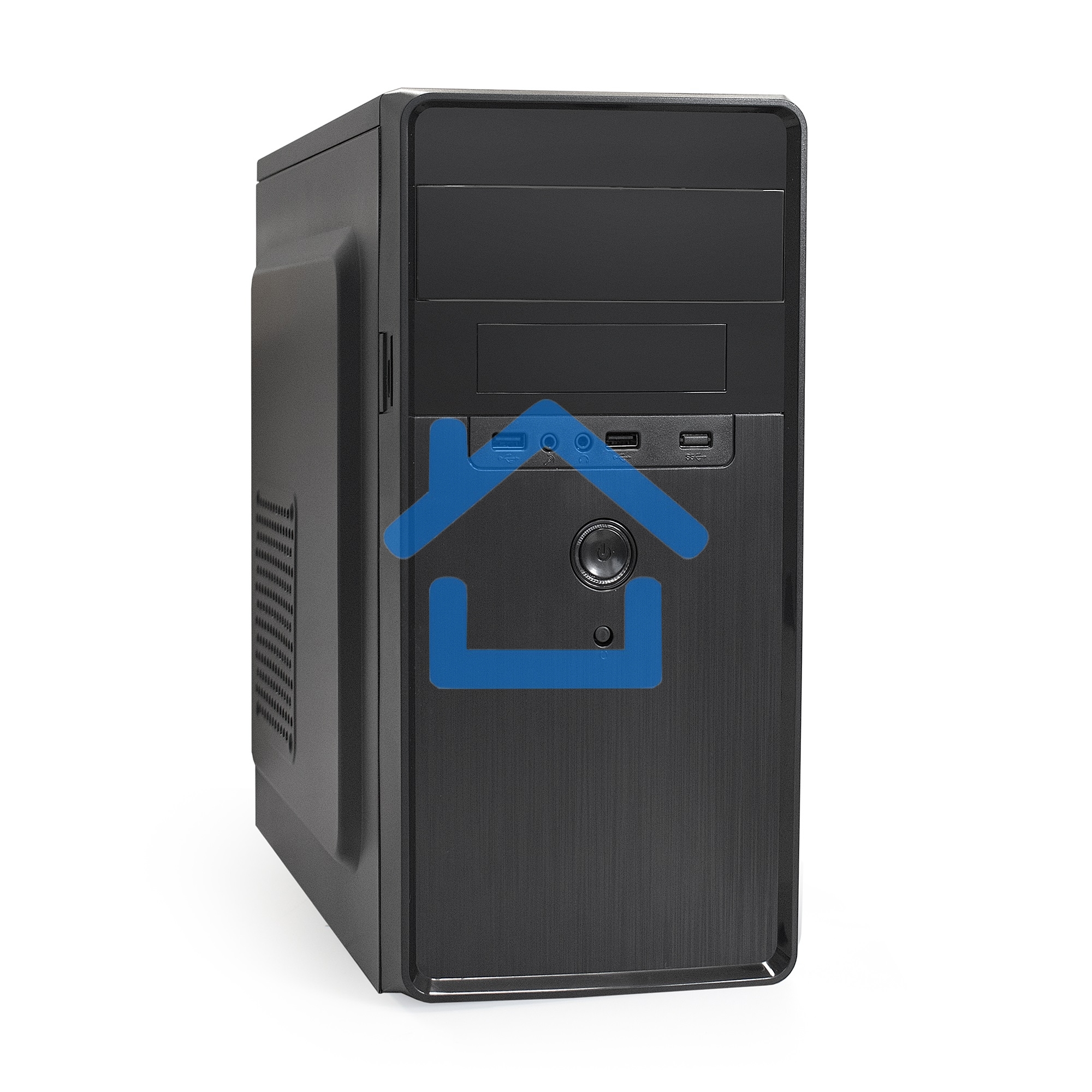 Компьютерный корпус Minitower ExeGate EX286427RUS BA-309-500W-8 (mATX, БП AA500 с вент. 8см, 2*USB, HD аудио, черный)