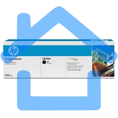Картридж лазерный HP CB390A черный LJ CM6030mfp/CM6040mfp (19500стр.)