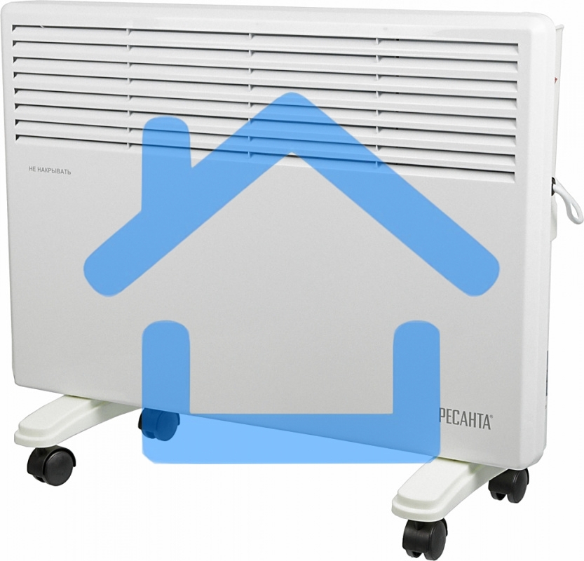 Конвектор Ресанта ОК-1500Е белый, 1500 Вт, 15 м2, термостат, дисплей