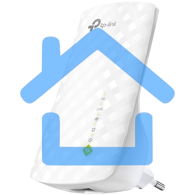 Усилитель Wi-Fi сигнала TP-Link AC750 OneMesh WiFi Range Extender, 300Mbps at 2.4G and 433Mbps at 5G, compact house with internal antennas, 1 10/100Mbps Ethernet port, WPS button for quick setup, Smart Indicator for best location, support OneMeshTMtechnol