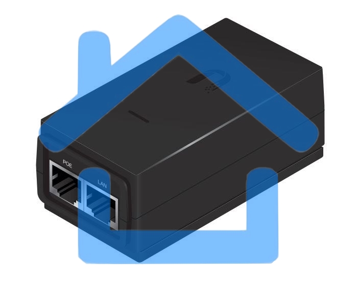 Адаптер PoE GbE POE-24-12W-G UBIQUITI