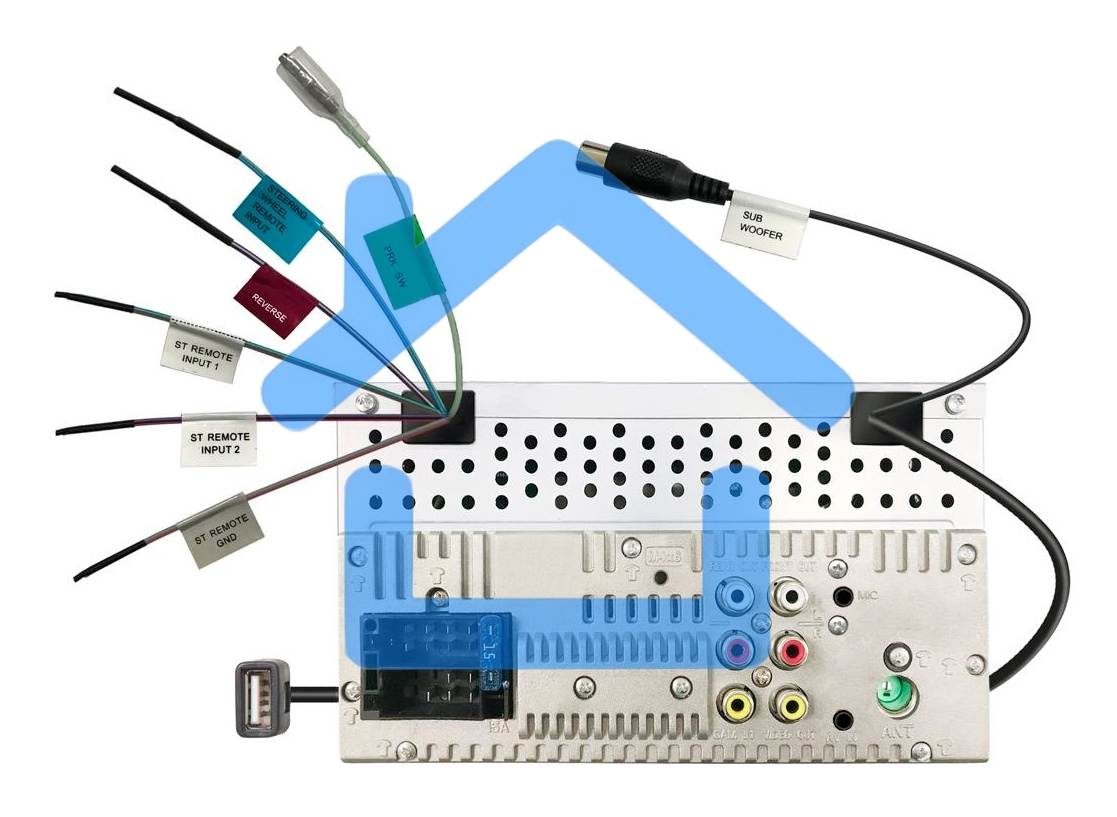 Автомагнитола JVC KW-M560BT 2DIN 4x50Вт
