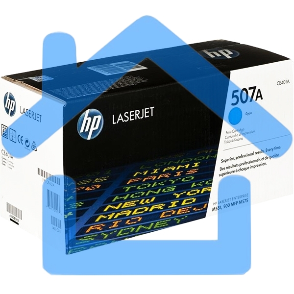 Картридж лазерный HP CE401A голубой для CLJ M551 6000стр.
