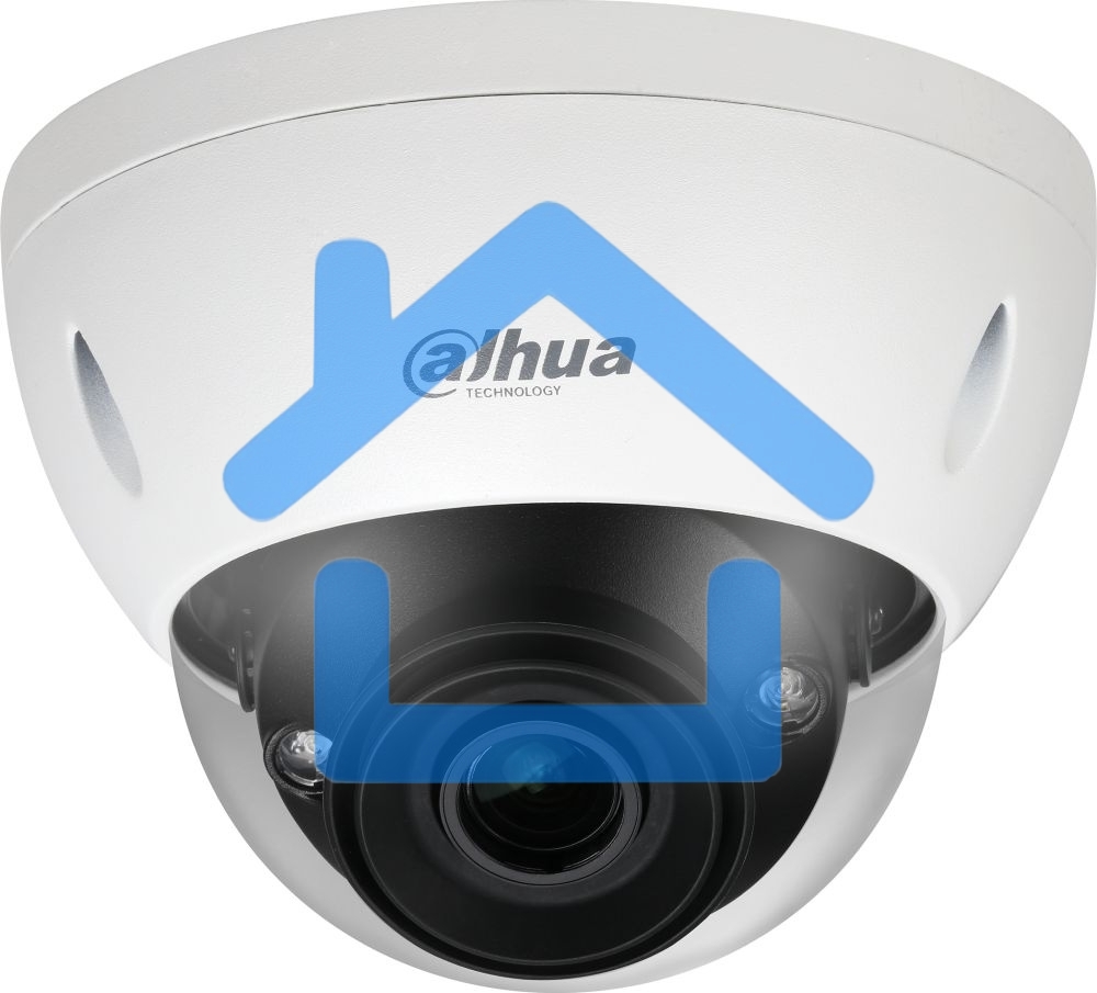 Уличная купольная IP-видеокамера DAHUA с ИИ2Мп; 1/2.8” CMOS; моторизованный объектив 2.7~13.5мм; механический ИК-фильтр; WDR(120дБ); чувствительность 0.0007лк@F1.5; сжатие: H.265+, H.265, H.264+, H.2