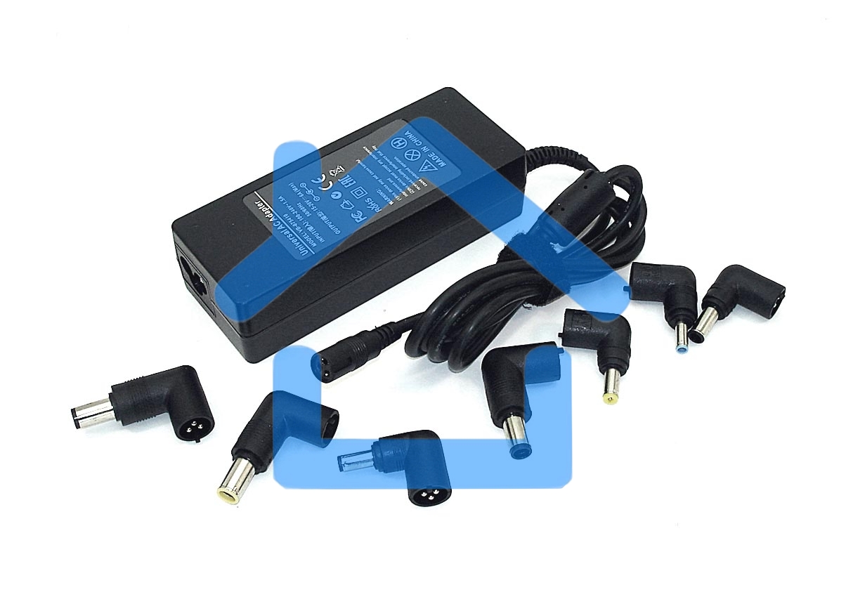 Универсальный блок питания (сетевой адаптер) VBparts VB-075410 для ноутбуков Trust Primo 15-20V 6A (Max) 90W с 7 насадками