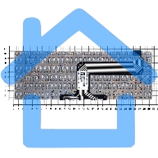 Клавиатура для ноутбука HP Spectre Folio 13-AK черная с подсветкой