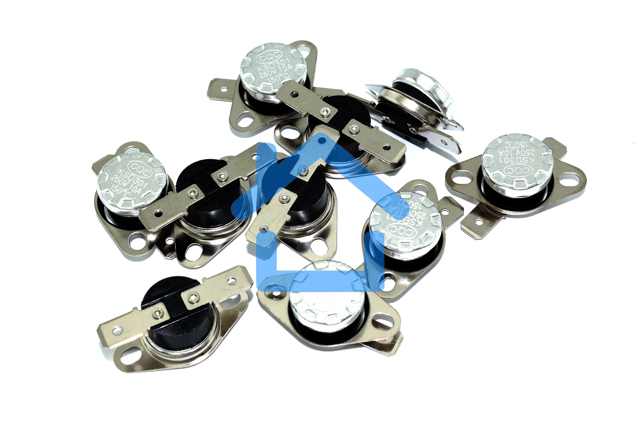 Термостат биметаллический KSD301 10А/150 С нормально разомкнутый 10 шт